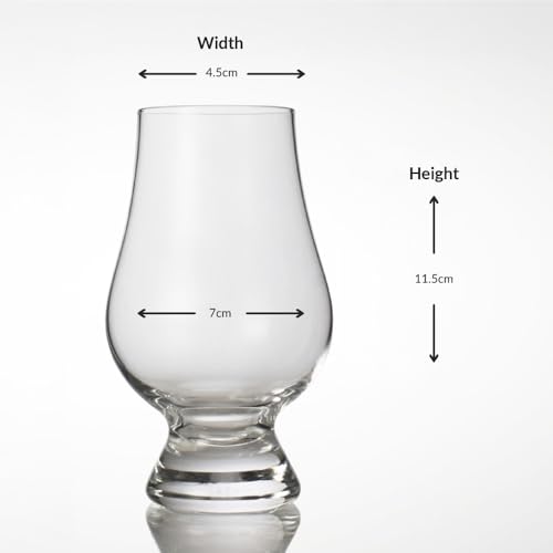 Glencairn Crystal Whiskey Glass, Set of 6, Clear, 6 Pack