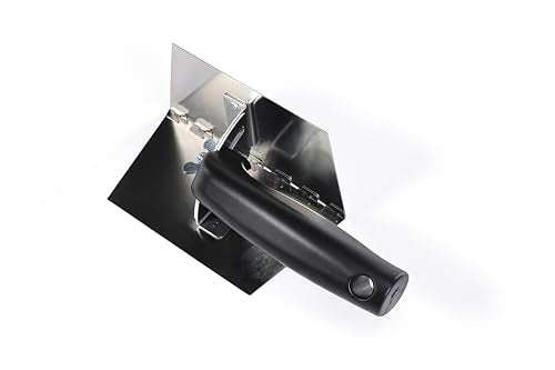 TOOLPRO adjustable corner trowel with stainless steel blades for drywall wall and ceiling corners