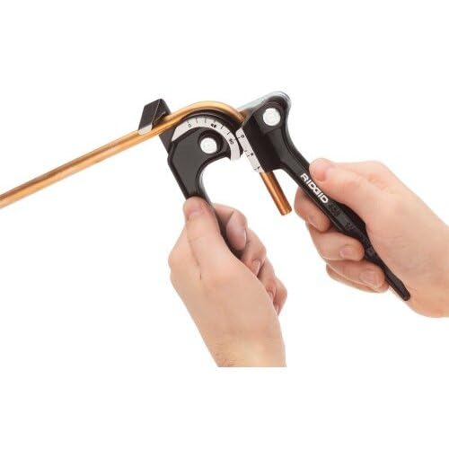 RIDGID 456 44852 Tri-Bender, 1/4-inch, 5/16-inch and 3/8-inch Tubing Bender, Pipe Bender