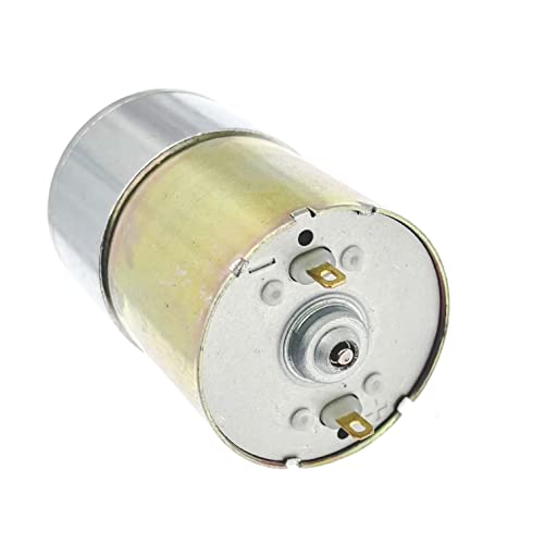 JZK 200RPM DC 12V High Torque 200RPM 12V Micro DC Gear Motor 6mm Shank Diameter Speed Reduction Electric Gear Motor