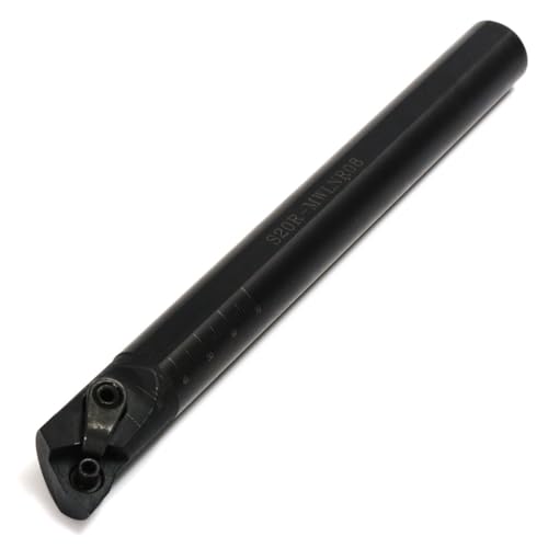 Maizoon CNC Rotary Tool Holder S20R-MWLNR08 Drill Rod + 10 Pieces WNMG0804 Carbide Insert + 2 Hex Key High Hardness Cutter DZ19