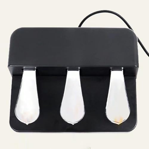 3 Pedal Board Soft Sostenuto Sustain Pedal Spare Part Portable Replacement for MIDI Controllers Digital Pianos Keyboards