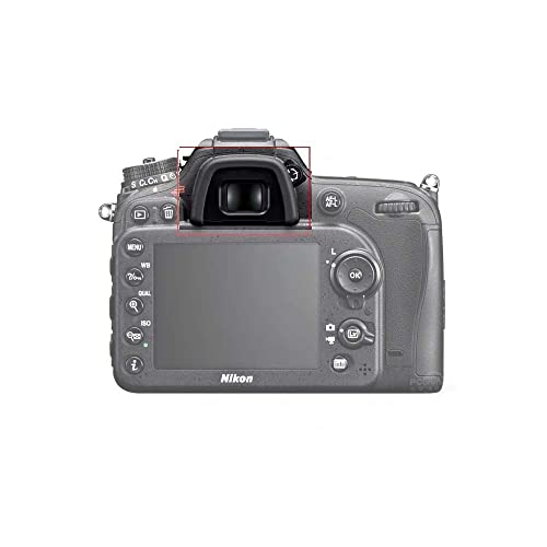(2pcs DK-23 Rubber Eyecup Eyepiece Viewfinder for Nikon D7100 D7200 D300 D300s DSLR Camera