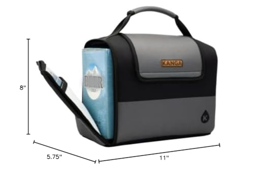 Kanga Insulated Cooler Bag - Soft Cooler Bag - Can Beer and Seltzer Drink Cooler - Insulated and Durability Tested - Kanga Kase Mate 12 Pack Midnight