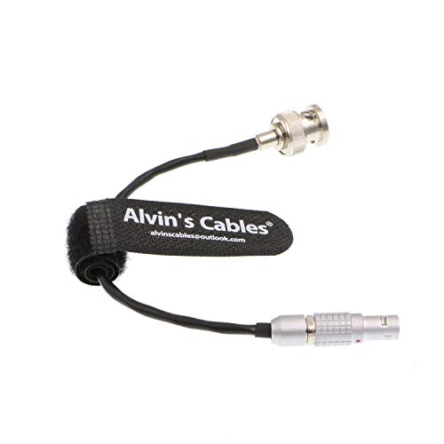 Alvin's Cables Red Komodo Timecode Cable BNC Male to EXT 9 Pin Male Time Code Cable for Sound Devices ZAXCOM Straight 9 Pin
