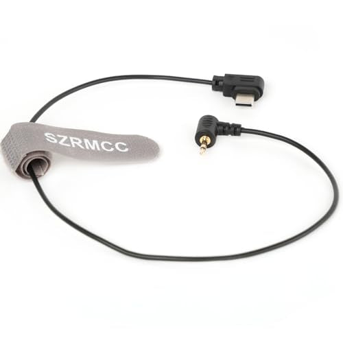 SZRMCC Ronin-SC RSS Control Cable Type-C to 2.5mm Remote Release Cable for DJI RSC2 RS2 RS3/Pro Stabilizer to Fujifilm X-Pro2 XT20 XT30 XA3 XE3 XH1 X100F GFX100S Canon 80D 90D M6II Camera