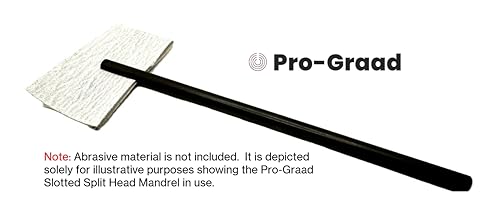 Pro-Graad SM-46 2-piece slotted mandrel set with 4-inch and 6-inch split head mandrels