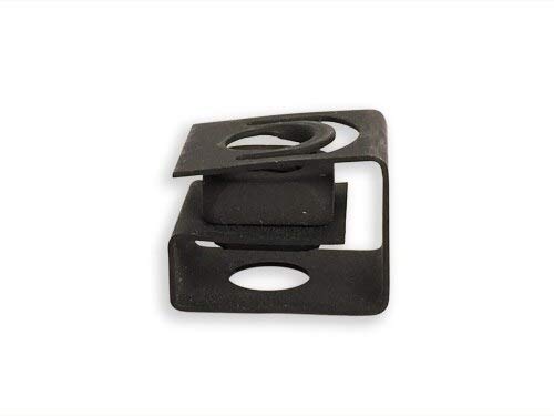[Australia - AusPower] - RackGold® Black 12-24 Slide-on Cage Nuts 25 Pack - USA Made 