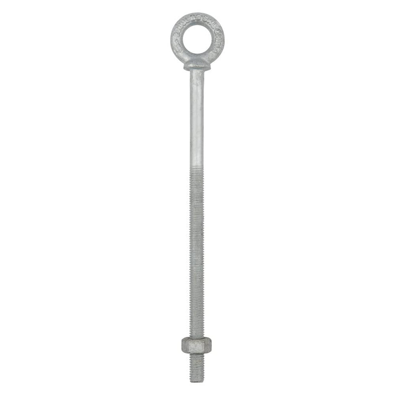 [Australia - AusPower] - National Hardware N245-183 3260BC Eye Bolt in Galvanized 1/2" x 10" 