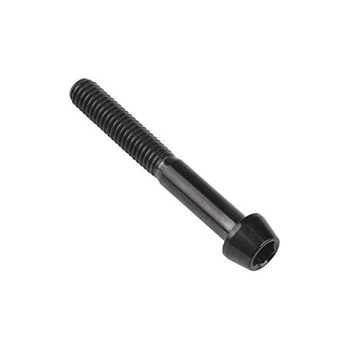 Wanyifa black titanium M6x45mm tapered socket head bolt with Allen hex socket
