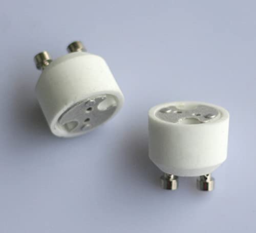 [Australia - AusPower] - ShuoHui GU10 to MR16 GU5.3 230V to 230V Light Lamp Socket Adapter Converter Lamp Holder New (4) 4 
