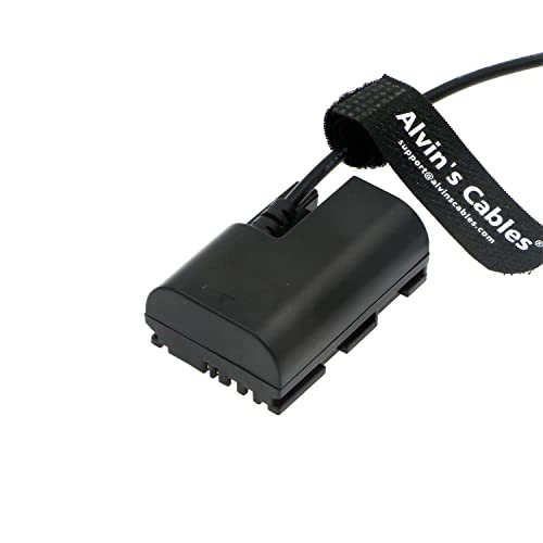 Alvin’s Cables LP-E6NH Dummy Battery to D-Tap Power Cable for Canon-R5C Camera 30CM|12Inches 30CM/12in E6NH