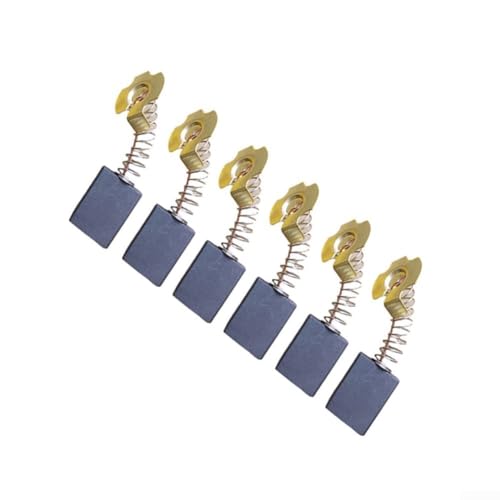 6 Pcs 7x17x18mm PH65A Electric Motor Replacement Carbon Brushes
