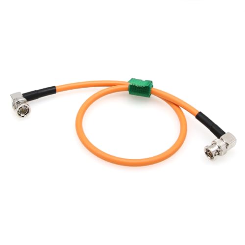 12G 4K SDI Coaxial Video Cable BNC to BNC Canare LV-61S 75 ohm for Sony Arri RED Canon Camera Atomos Ninja V Monitor Hollyland Teradek 3M Orange