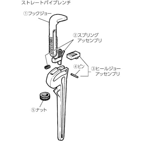 [Australia - AusPower] - Ridgid 31685 (Emerson) Part Number Nut, 18 Wrench 