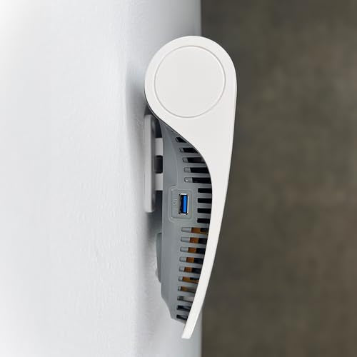 Wall Mount Compatible with Fritz!Box 7590, 7590 AX, 7530, 7530 AX, 5590, 6660, 6670, 7690 - Cable Router Wall Mount with Spacer - Includes Screws & Wall Plugs