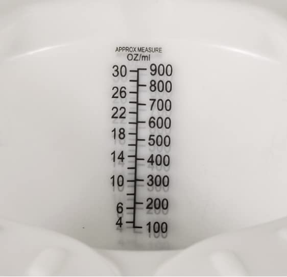 [Australia - AusPower] - Graduated Specimen Collector Pans [Pack of 5] Toilet Nursing Hat for Urine, Vomit & Stool Collection Fits Over Toilets and Commodes - 30 oz for Women and Elderly (5) 
