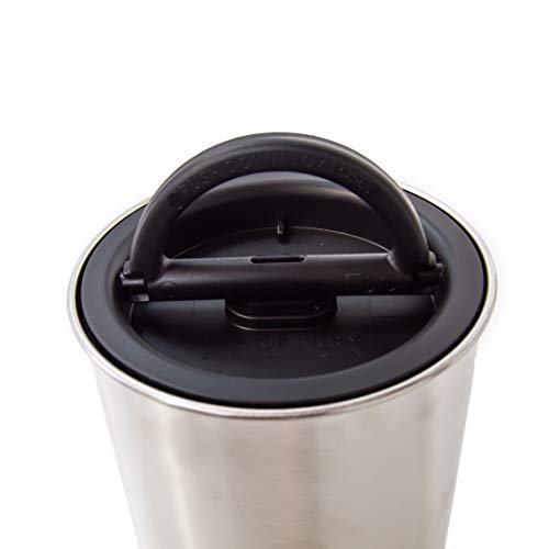 Planetary Design Airscape Stainless Steel Coffee Canister | Food Storage Brushed Copper Medium