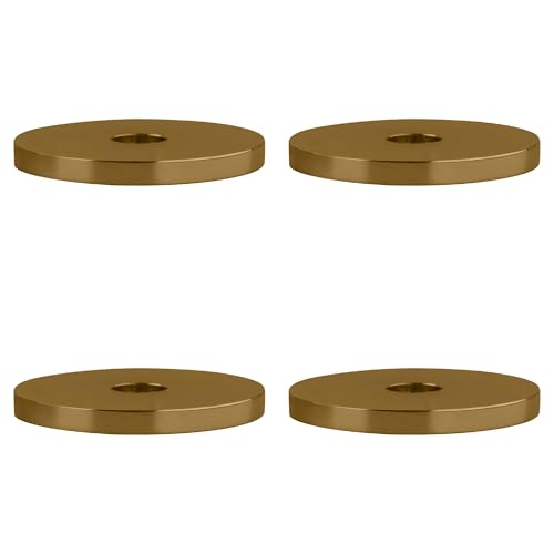 CRL gold plated replacement flat washers for back-to-back solid pull handles, set of washers