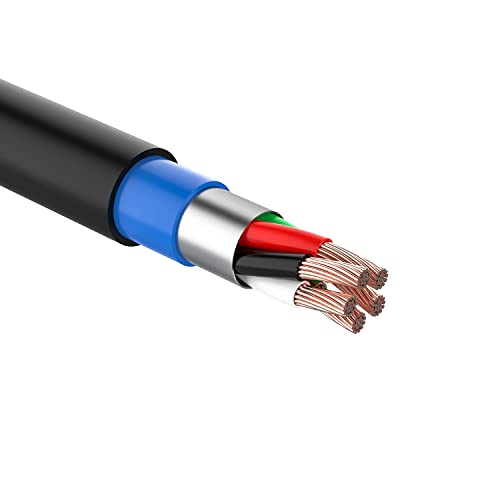 15ft Professional Tethering Cable USB-C Compatible with Sony Alpha A7 IV, A7R IV, A7/A7S/A7R III, ZV-E10, FX3, FX30, Nikon Z9/Z8/Z7/Z6, Canon EOS R10, R8, R7, R5C FujiFilm X-M5, X-T5, GFX 100 Lumix S1