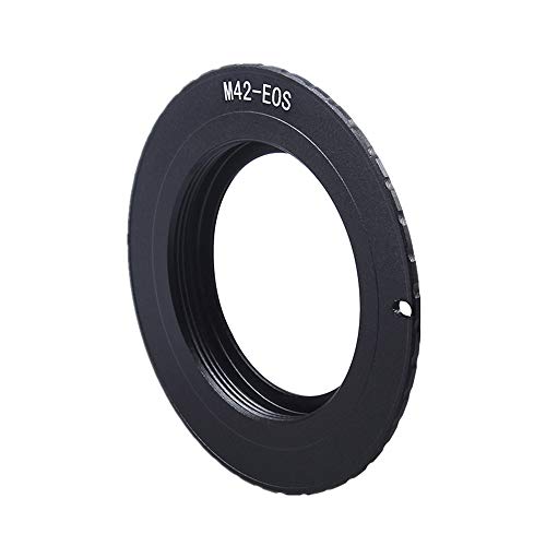 M42 to EF Lens Adapter,M42 (42mm) Screw Lens to Compatible with EF-S Cameras, fits EF1D, DS, Mark II, III,IV,1DC,1DX,D30,D60,10D,20D,20DA,5D,Mark II,Mark III,7D,Rebel XT,XTi,XSi,T1,T1i M42 to EF adapter