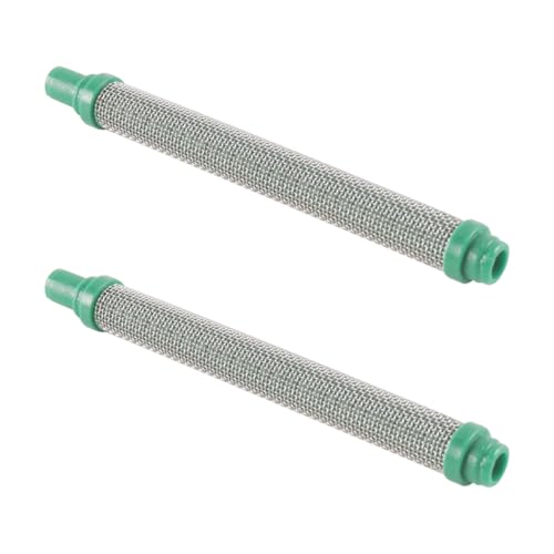 Pack of 5 30 Mesh Airless Sprayer Green Filter Insert 304 Stainless Steel Elements Replacement for Paint Coating Tools