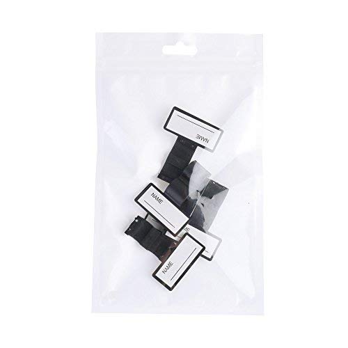 [Australia - AusPower] - Beautyflier 5 Pcs Plastic Name ID Identification Tag Clip for Stethoscope Tube Replacement Accessories (Rectangle) 