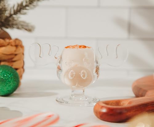 Silver Buffalo National Lampoon's Christmas Vacation Moose Head Shot Glass Set of 4