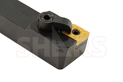 [Australia - AusPower] - Shars 1/2" MCLN Tri-Lock Indexable Tool Holder Right Hand for CNMG Inserts 404-1775 P] 