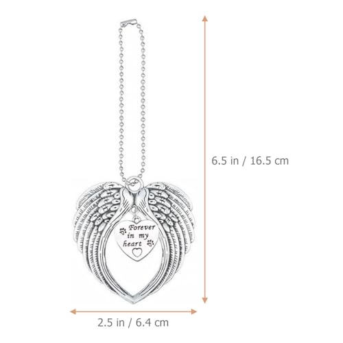 Angel-Inspired Wing Car Mirror Hanging Ornament