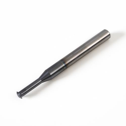 XYunEnZ 1/4-inch shank solid carbide 4-flute single pitch thread mill, square nose tool