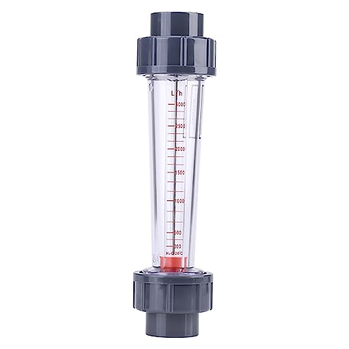 LZS-25 Meter Plastic Tube Type 300-3000L/H Water Rotameter Liquid Flowmeter Measuring Tools for Chemical Light