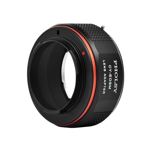 PHOLSY Adapter Compatible with Contax Yashica CY Lens to Canon EF-M Camera Contax / Yashica CY to EOS M