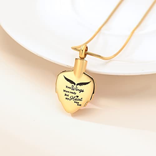 Minicremation Urn Necklaces for Ashes Carved Always in my heart Teardrop Keepsake Ashes Necklace Urn Pendant Cremation Memorial Jewelry Green