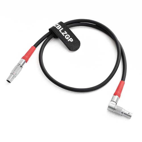 Cforce Lens Motor Cable Elbow 4 pin Male to 0B 4 pin Male for Arri LBUS FIZ MDR Wireless straight-elbow