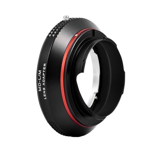 PHOLSY Lens Adapter Compatible with Minolta MD MC Lens and Leica M Camera Minolta MD to Leica M