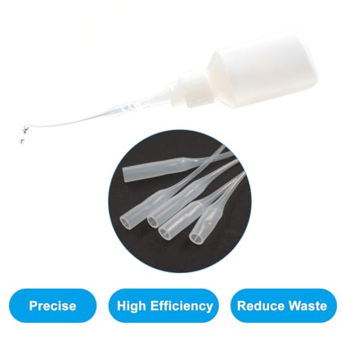 verkelly Super Glue Tips Micro Nozzle, 500-piece adhesive dispenser accessories set