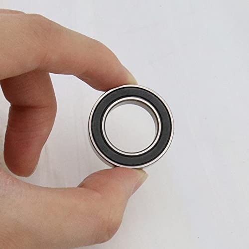 The Lord of the Tools 2Pcs 17287-2RS Deep Groove Ball Bearings 17x28x7mm Bearing Steel With Black Sealed Covers For Cycling MTB Mountain Road Bike