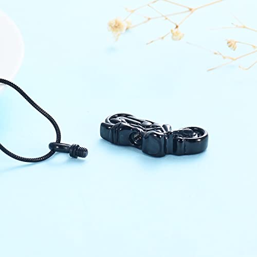 Imrsanl Cremation Jewelry for Ashes Motorcycle/Little Car/Tractor Urn Necklace for Ashes for Men Keepsake Memorial Pendent