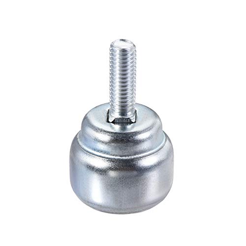 sourcing map Ball Transfer Bearing Unit 24mm 66Lbs Nylon Bolt-fixing Type for Transmission Pack of 4