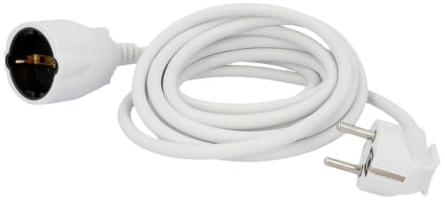 Unitec Extension H05VV-F3G 1.5 mm², IP20, 3 m, White