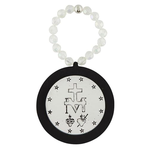 Our Lady of Grace Medal Door Hanger, Faith-Inspired Wall or Entry Decor, 3.5 Inches BK-12764