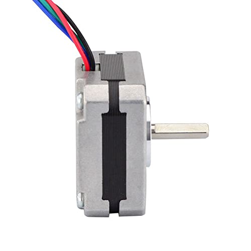 2X 4-Lead Nema 17 Stepper Motor 20Mm 1A 13Ncm(18.4Oz.in) 42 Motor Nema17 Stepper for DIY 3D Printer CNC