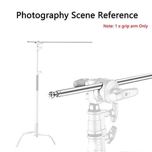Selens 49 in Extension Grip Crossbar Arm with 1/4" & 3/8" Screw Thread