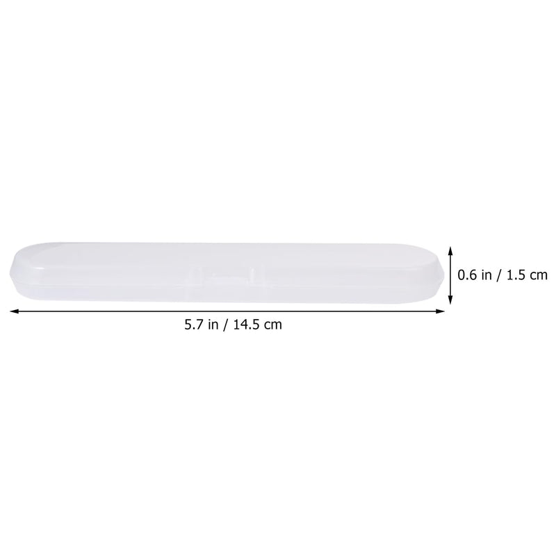 [Australia - AusPower] - 2pcs Thermometer Case Plastic Digital Thermometer Storage Box Containers Needle Storage Box Pencil Case for Home Office Travel 