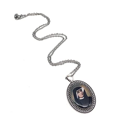 Saint Necklaces Silver Saint Faustina