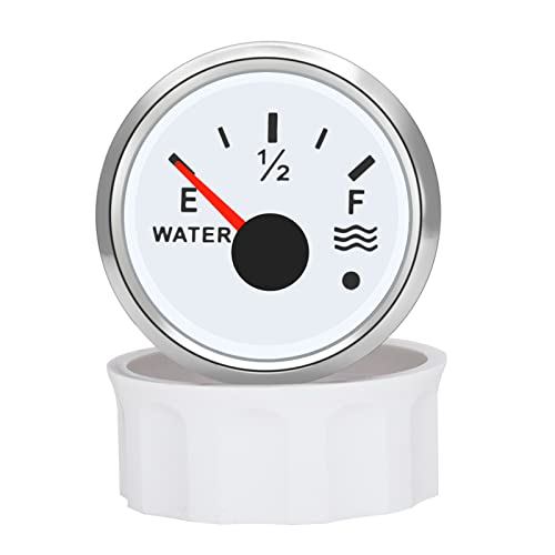 KAOLALI Water Level Indicator, Water Level Meter for 0~190 ohm Water Sensor(White)