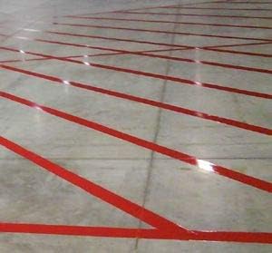LiteMark Duramark EC700 Floor Marking Tape for Concrete and Pavement | Industrial Marking Tape for Warehouses | Long-Lasting | High Durability (White), 3 Inch X 18 Feet
