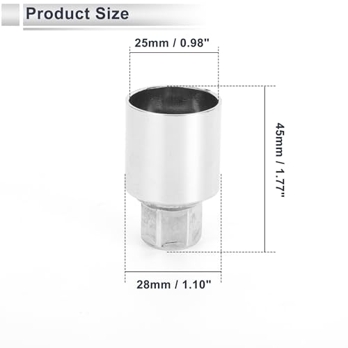 RATCHROLL wheel lock lugnut removal key socket #802 for Jeep Compass anti-theft screw nut, 1pc