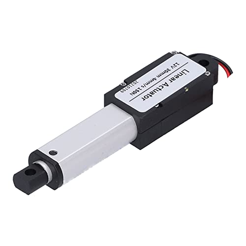 Mini Electric Linear Actuator, 12V 30mm Stroke Micro Linear Actuator Waterproof Mini Motion Actuator, 4mm/s, 150N, Micro Linear Actuator for DIY Robot, Cabinet, Window Opener